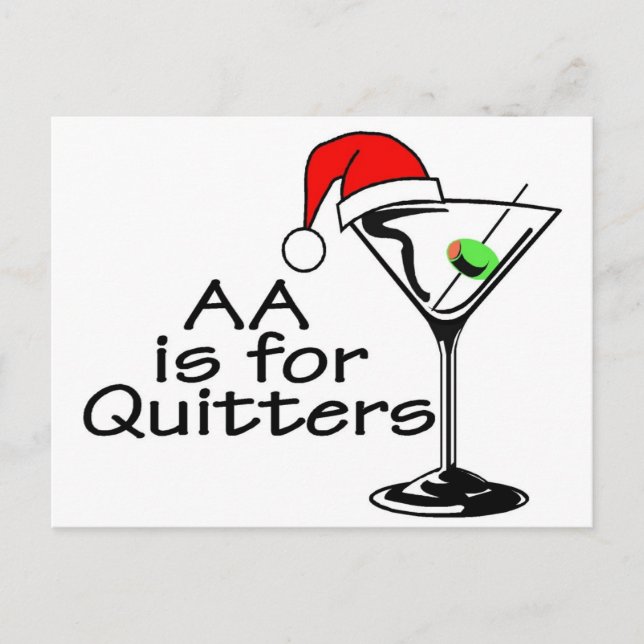 Postal AA Es Para Quitters (Anverso)