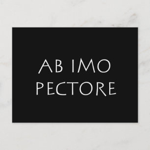 Postal Ab imo pectore