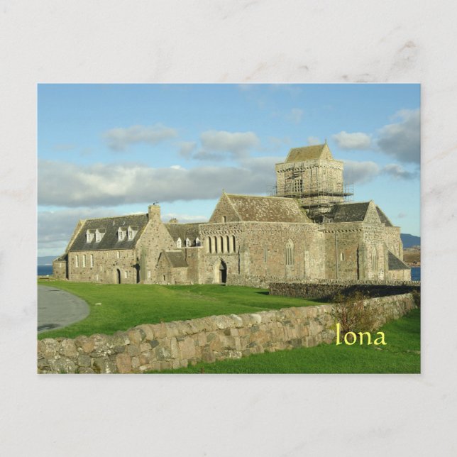 Postal Abadía de Iona Escocia (Anverso)