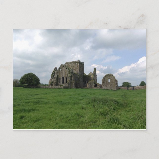 Postal Abadía de Irlanda Ruinas irlandesas roca de Cashel (Anverso)
