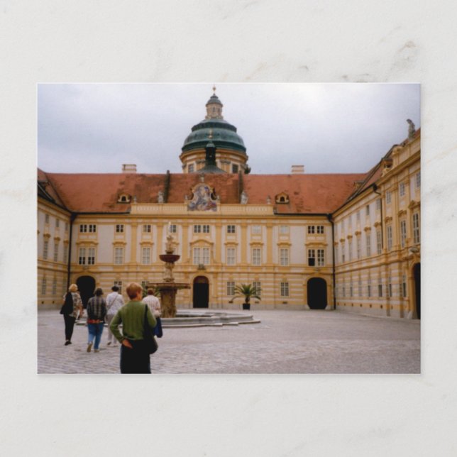 Postal Abadía de Melk, Austria (Anverso)