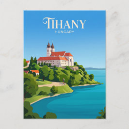 Postal Abadía de Tihany Hungría