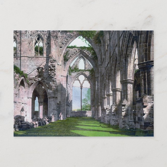 Postal Abadía de Tintern (Anverso)