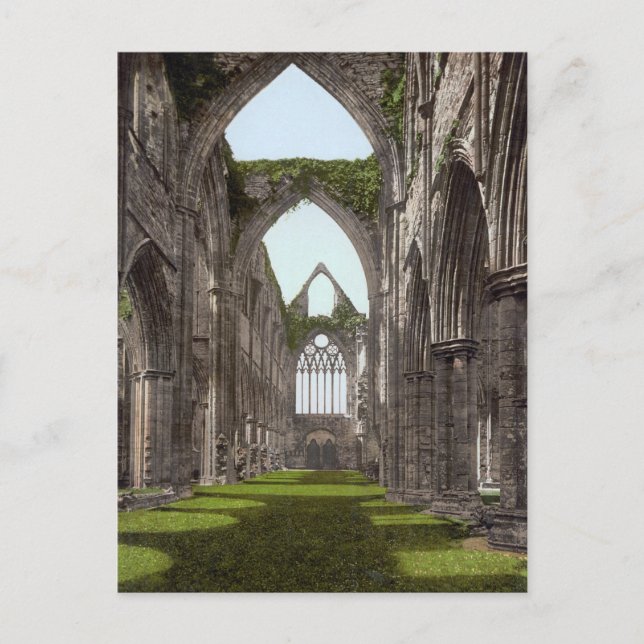 Postal Abadía de Tintern, Gales (Anverso)