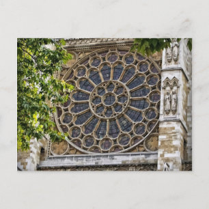 Postal Abadía de Westminster - Ventanilla De Vidrio Manch