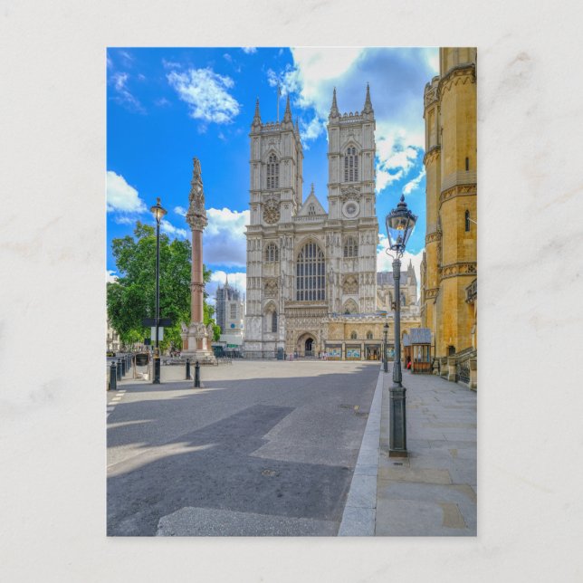 Postal Abadía Westminster, Londres, Reino Unido (Anverso)