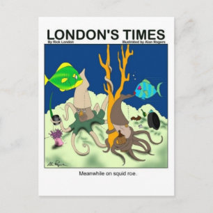 Postal Abajo En Squid Roe Graciosos Regalos Tees & Collec