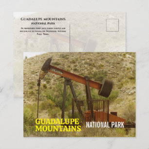 Postal Abandonado, Rusty Pump Jack, Guadalupe Mountains N