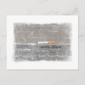 Postal Abandonar = Ganar el último cigarrillo contra el t