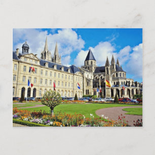Postal Abbaye Aux Hommes, Caen, Calvados, Normandía, Fran