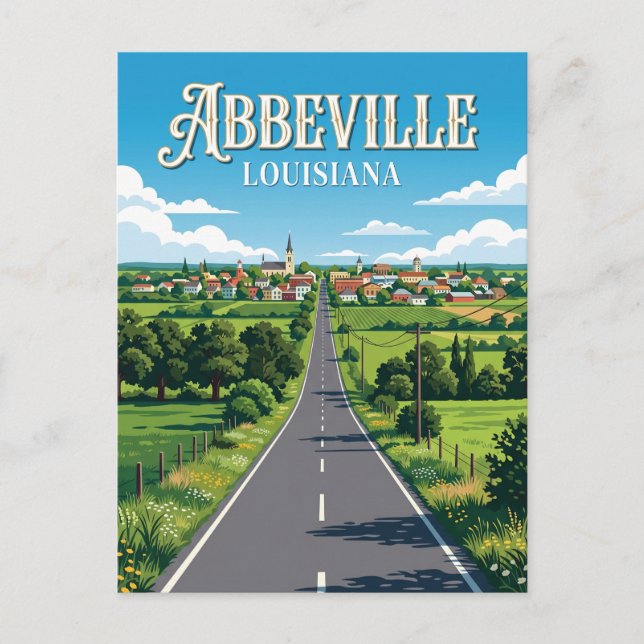 Postal Abbeville EE. UU. (Anverso)