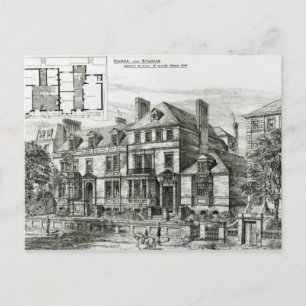 Postal Abbey Place, la madera de San Juan