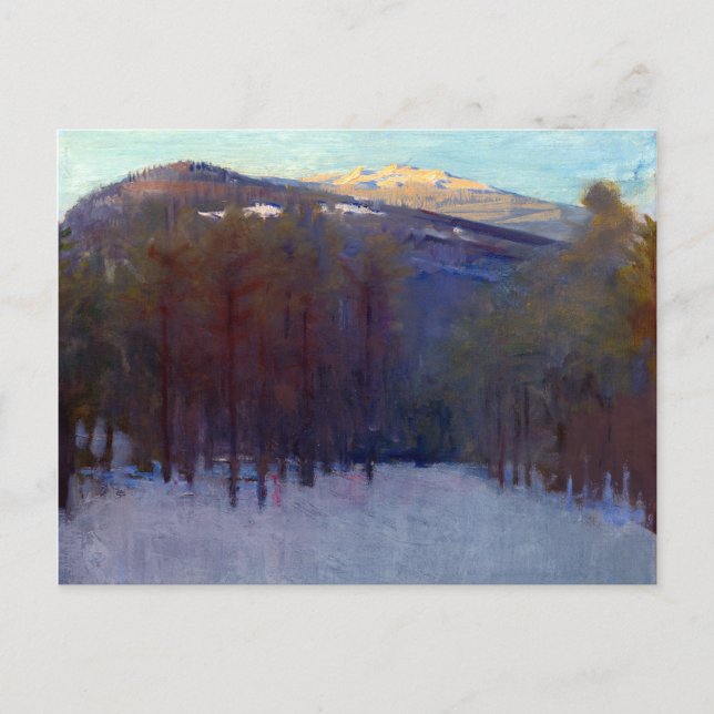 Postal Abbott Handerson Thayer Mount Monadnock (Anverso)