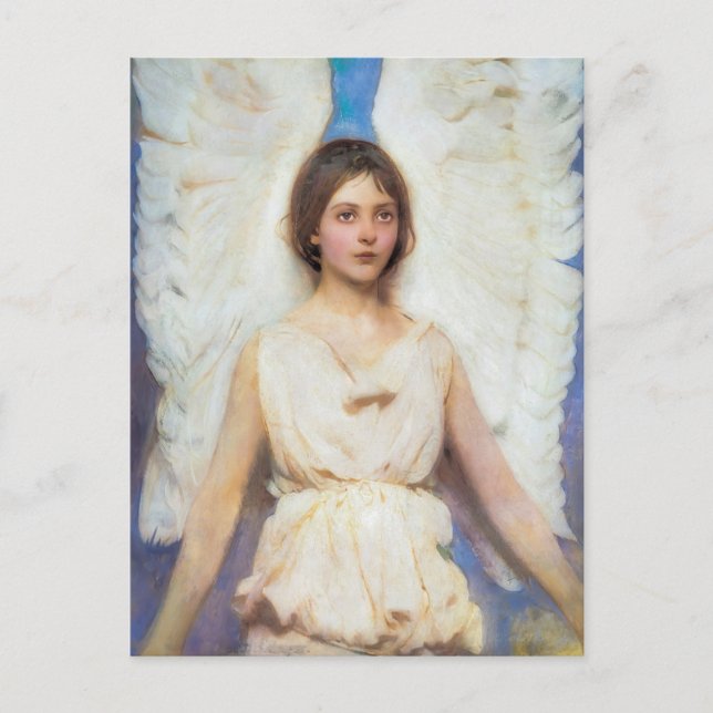 Postal Abbott Handerson Thayer Vintage Angel (Anverso)