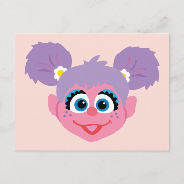 Postal Abby Cadabby | Cara de flor (Anverso)