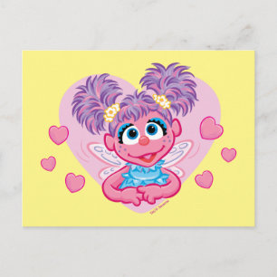 Postal Abby Cadabby Valentine Hearts Graphic