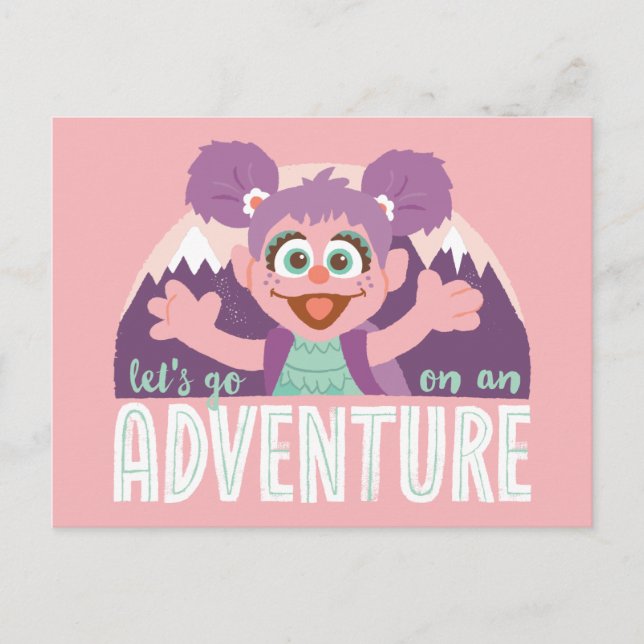 Postal Abby Cadabby | Vamos a una aventura (Anverso)