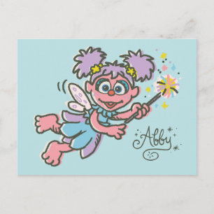 Postal Abby Cadabby volando