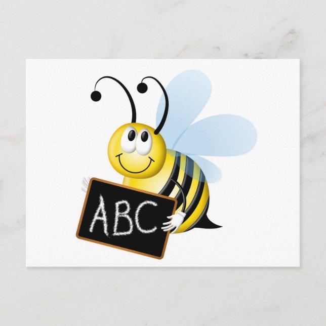 Postal abc Bee (Anverso)