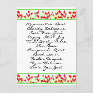 Postal ABC tu camino hacia el Vortex