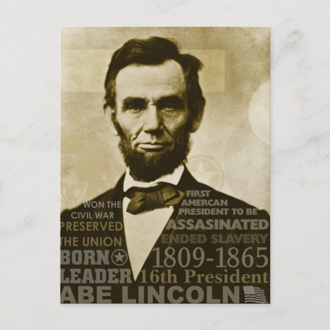 Postal Abe Lincoln (Anverso)