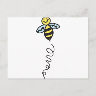 Postal Abeja amarilla