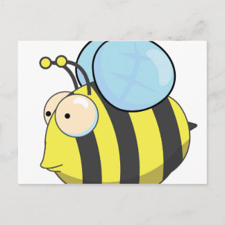 Postal Abeja bumble linda