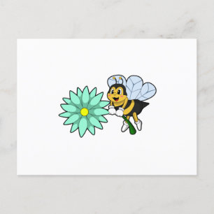 Postal Abeja con flor.PNG