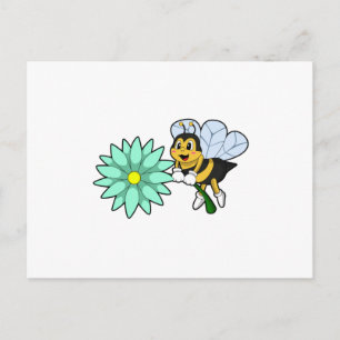 Postal Abeja con Flor.PNG