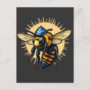 Postal Abeja Conservación de Hanukkah Judío Kippah