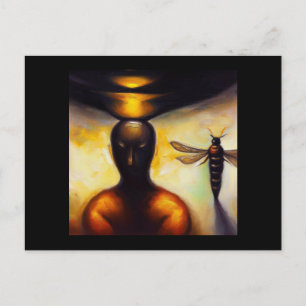 Postal Abeja de animales espirituosos 3