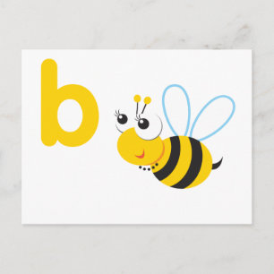 Postal Abeja de Betty de los animales de ABC