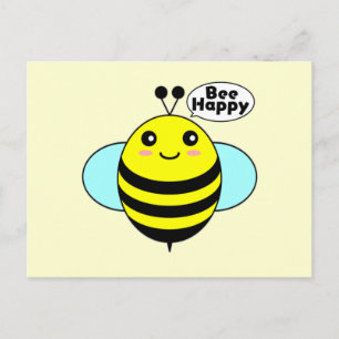 Postal Abeja Feliz 1