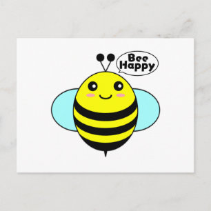 Postal Abeja Feliz 3
