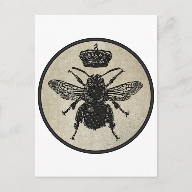 Postal Abeja imperial (Anverso)