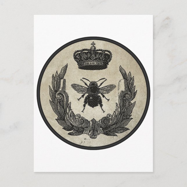 Postal Abeja imperial (Anverso)