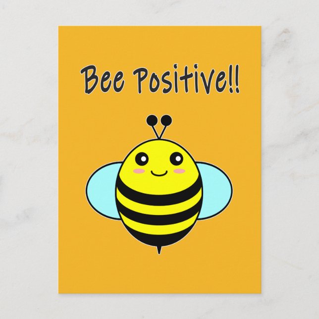 Postal Abeja Positiva!! (Anverso)