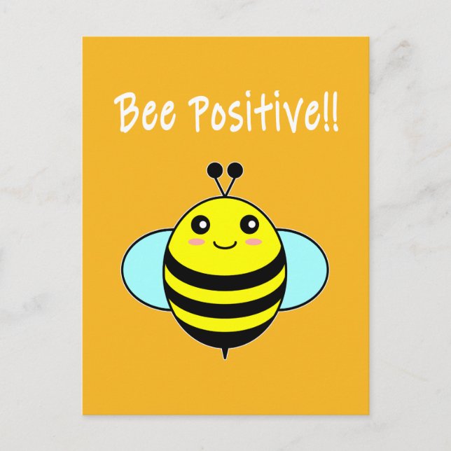 Postal Abeja Positiva!! (Anverso)