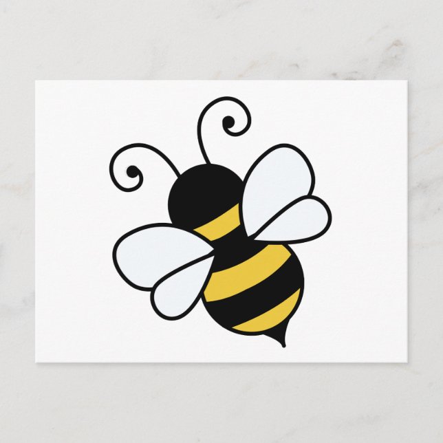 Postal Abeja pura (Anverso)