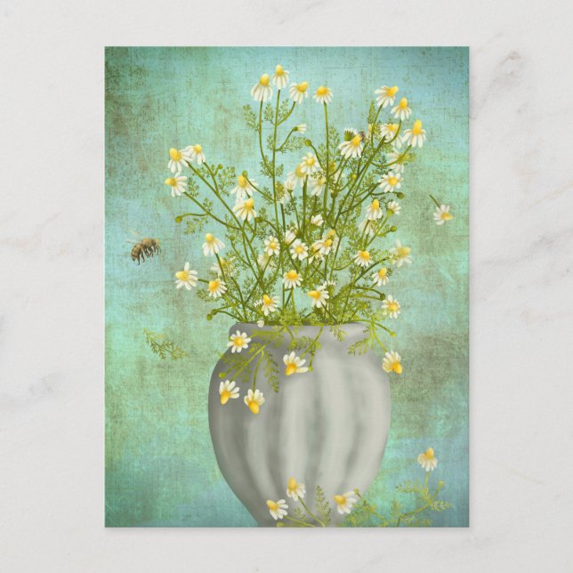 Postal Abejas y camóiles (Anverso)