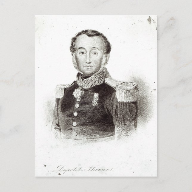 Postal Abel Aubert Dupetit-Thouars (Anverso)