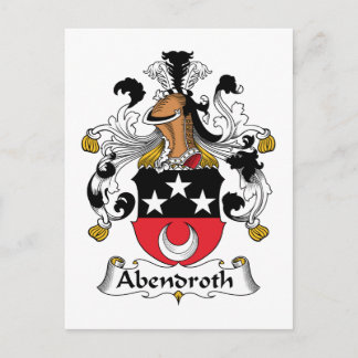 Postal Abendroth Family Crest
