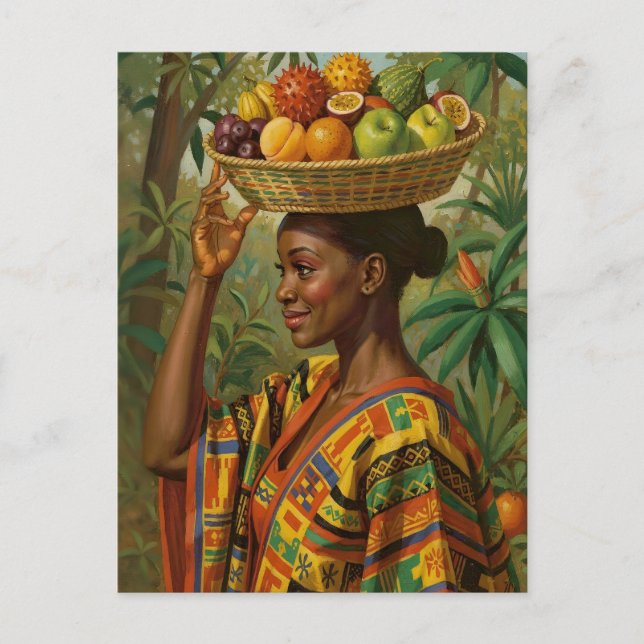 Postal “Abeni”, Her Own Fruit – Black History Celebration (Anverso)