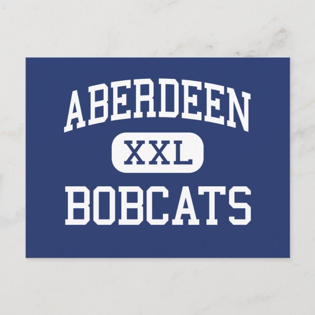 Postal Aberdeen - Bobcats - High - Aberdeen Washington (Anverso)