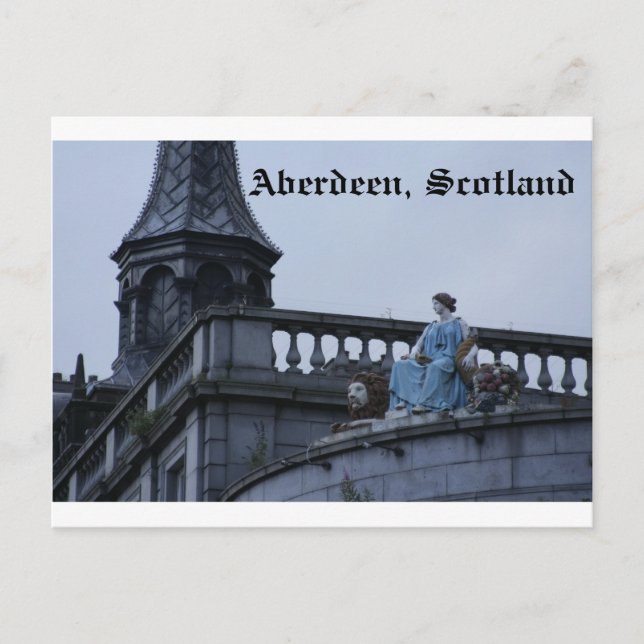 Postal Aberdeen, Escocia (Anverso)