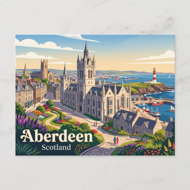 Postal Aberdeen Escocia (Anverso)