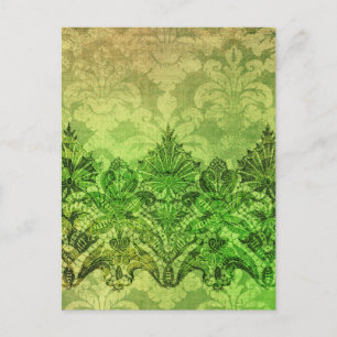 POSTAL ABERDEEN HEIRLOOM, LACE & DAMASK: PRIMAVERA VERDE