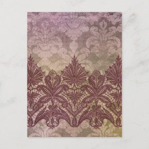 POSTAL ABERDEEN HEIRLOOM, LACE & DAMASK: VICTORIAN PINKS