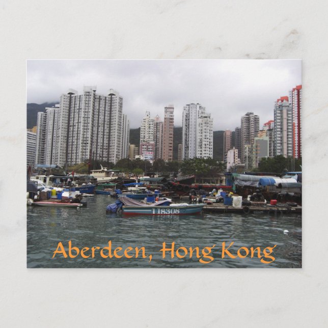 Postal Aberdeen, Hong Kong (Anverso)