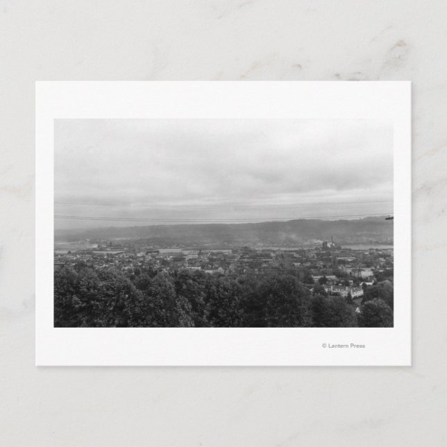 Postal Aberdeen, WA Town View from Belaire Hill (Anverso)